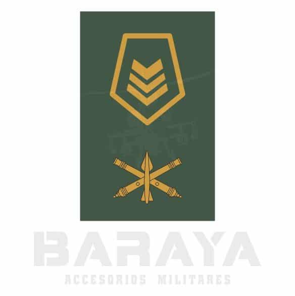 Presillas Sargento Segundo Artillería Antiaérea