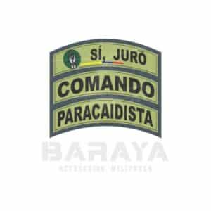 PUENTE SI JURO COMANDO Y PARACAIDISTA CAMUFLADO VERDE