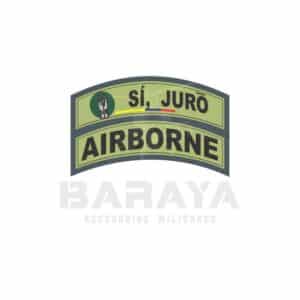 PUENTE SI JURO Y AIRBORNE CAMUFLADO VERDE