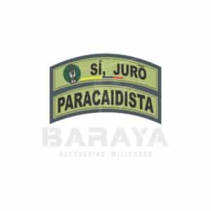 PUENTE SI JURO Y PARACAIDISTA CAMUFLADO VERDE