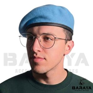 BOINA CHECA ORIGINAL AZUL CLARO