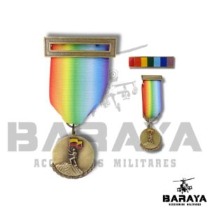 Medalla Batallón Colombia caja completa