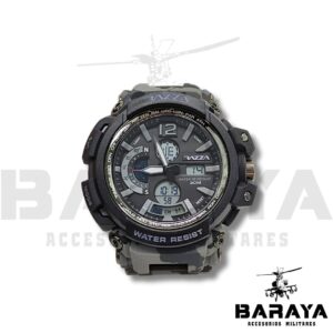 Reloj Gris Negro Camuflado