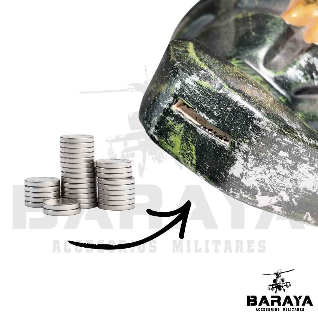 Figura Militar Alcancía Granada Grande - Imagen 2