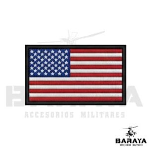 BANDERA EE.UU BORDE NEGRO