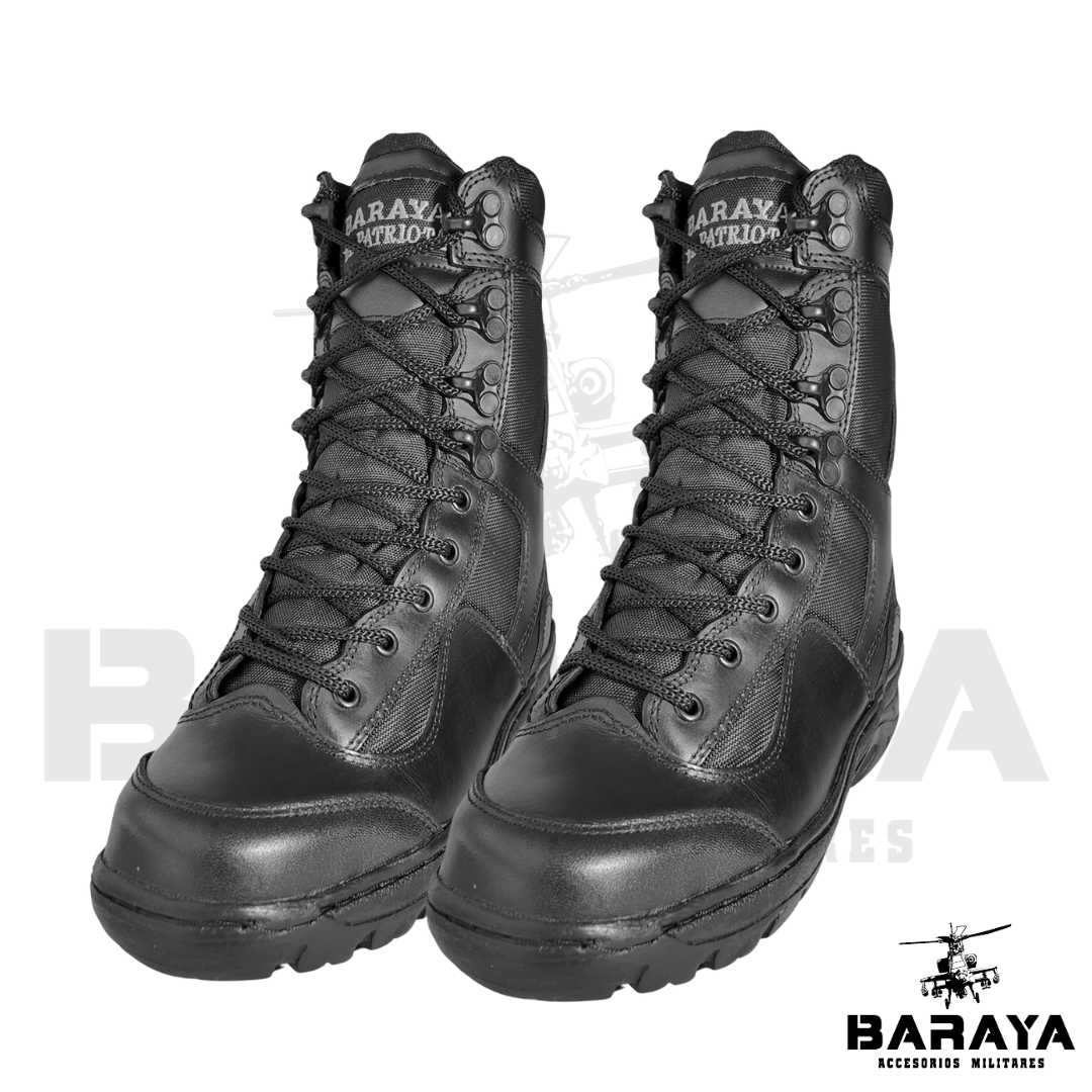 Botín Militar Patriota Negro - Imagen 2