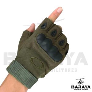 GUANTES MEDIO DEDO VERDE L