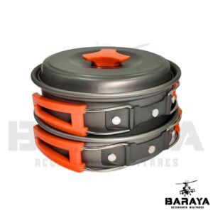 PORTACOMIDA CAMPING COOKWARE MESS KIT