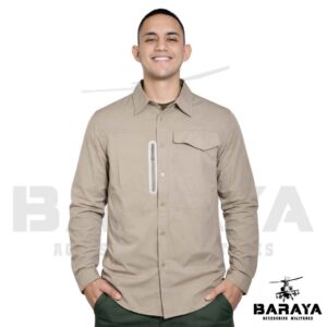 Camisa Hidrofobica Beige