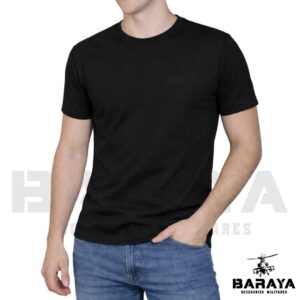 Camiseta Algodón Negra