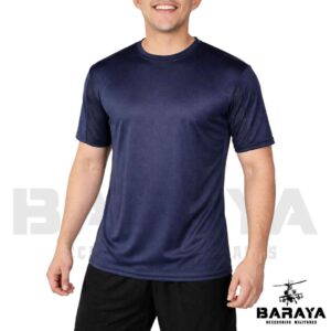 Camiseta azul deportiva