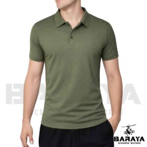 Camiseta Polo verde militar