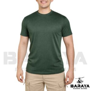 Camiseta verde para el camuflado