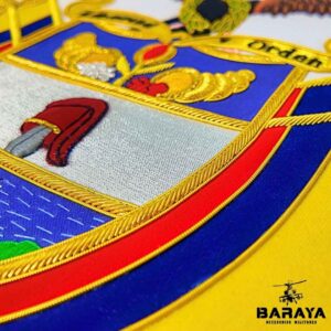 ESCUDO COLOMBIA CANUTILLO HILOS DE ORO