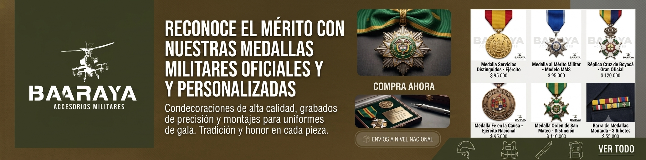 banner medallas militares
